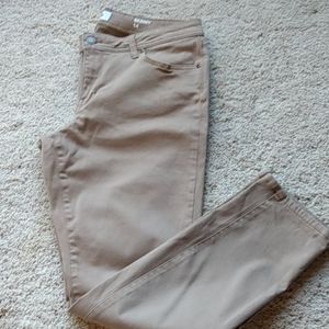 Tan skinny jeans